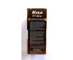 Nhớt Kixx G1 5W30 Tổng Hợp Cao Cấp Cho Xe Hơi Máy Xăng, Xe Tay Ga (can 4L, APi SP)