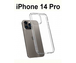 Ốp lưng Spigen Ultra Hybrid cho iPhone 14 Pro - Crystal Clear (cứng, trong suốt - 4960)