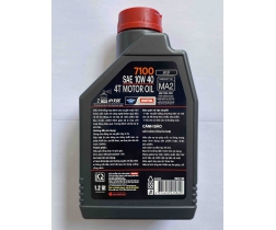 Motul 7100 10W40 Tổng Hợp Cao Cấp Cho Xe Số, Côn Tay và Tay Ga (1L và 1.2L)
