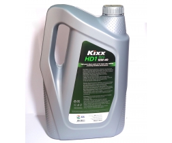 Nhớt Kixx HD1 10W40 Tổng Hợp Nhập Khẩu Cho SUV, Xe Tải Máy Dầu, Xăng (6L)