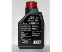 Nhớt Motul 5100 10W30 công nghệ tổng hợp Ester cao cấp cho động cơ xăng 4 thì