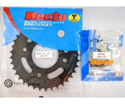 Nhông dĩa Recto 14 37 cao cấp nhập khẩu Thái Lan cho Blade, Wave, Future (2007 - nay)