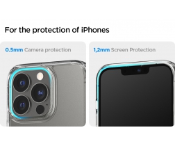 Ốp lưng Spigen Liquid Crystal cho iPhone 14 Pro - Crystal Clear (dẻo, trong suốt - 4953)