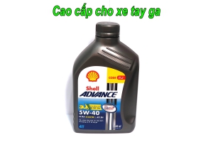 Shell Advance Scooter 5W40 0.8L Tổng Hợp Cho Xe Tay Ga Cao Cấp